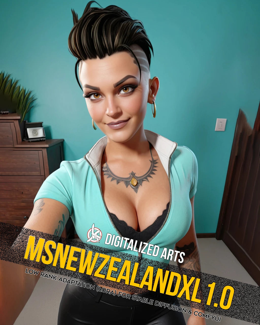DigitalizedArts MsNewZealand (Mad Maggie) - Apex Legends Character Concept LoRA