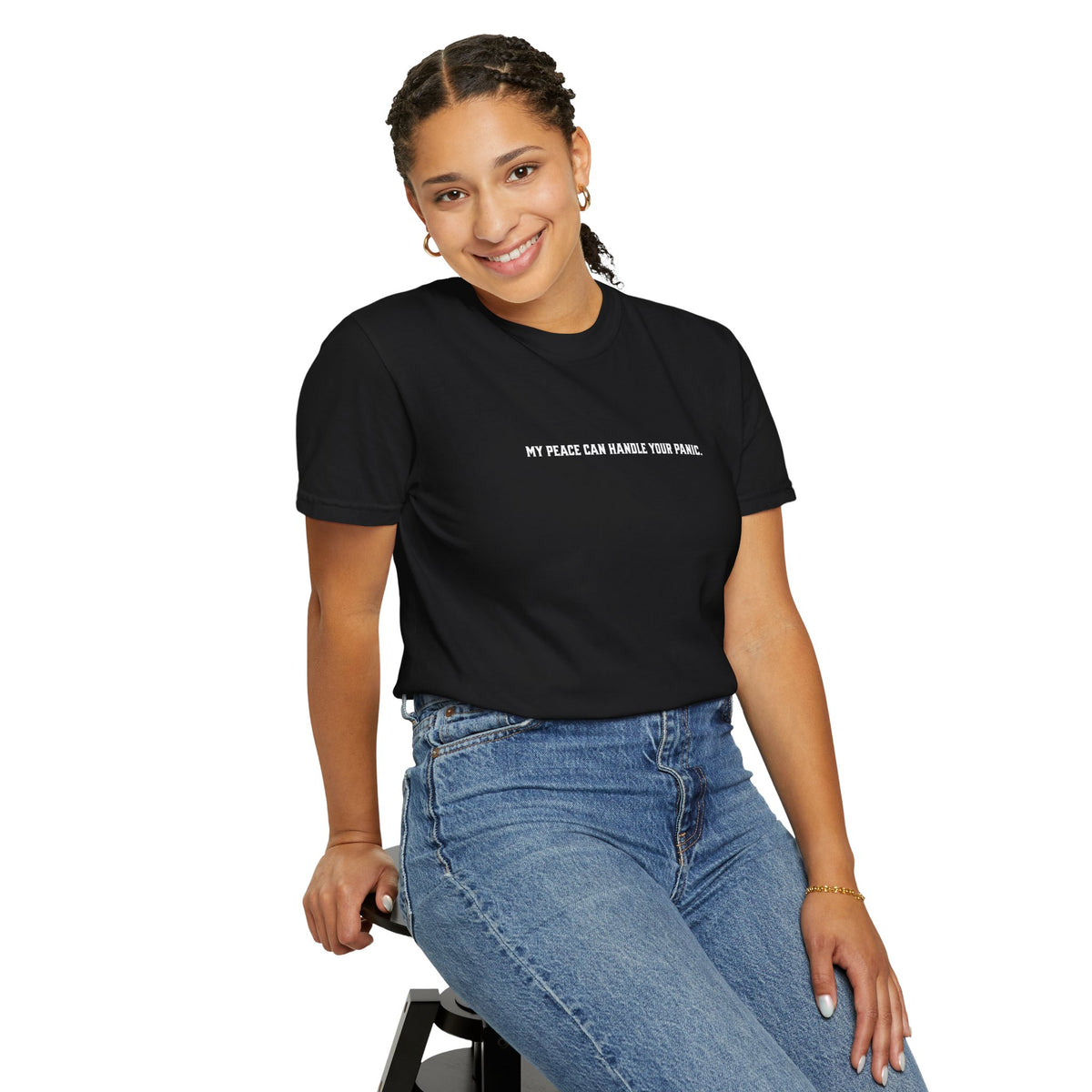 F&BPD - Gyomei Himejima Mental Health Support Tee | Demon Slayer Stoic Strength Shirt