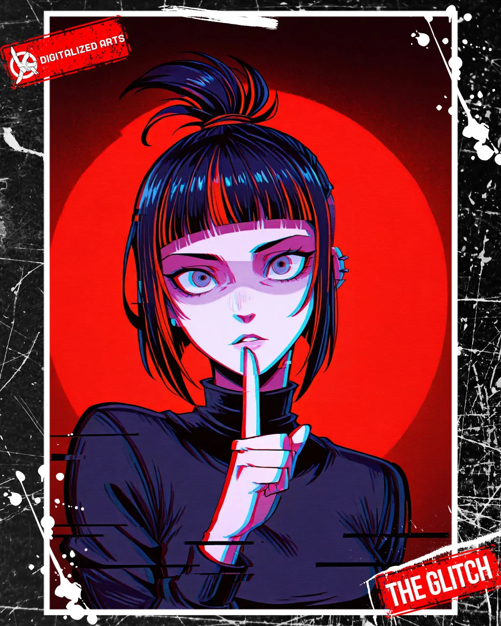 DATheGlitchXL-1.0 - Cyberpunk Glitch & 3D Chromatic Aberration SDXL & Illustrious XL LoRA Suite