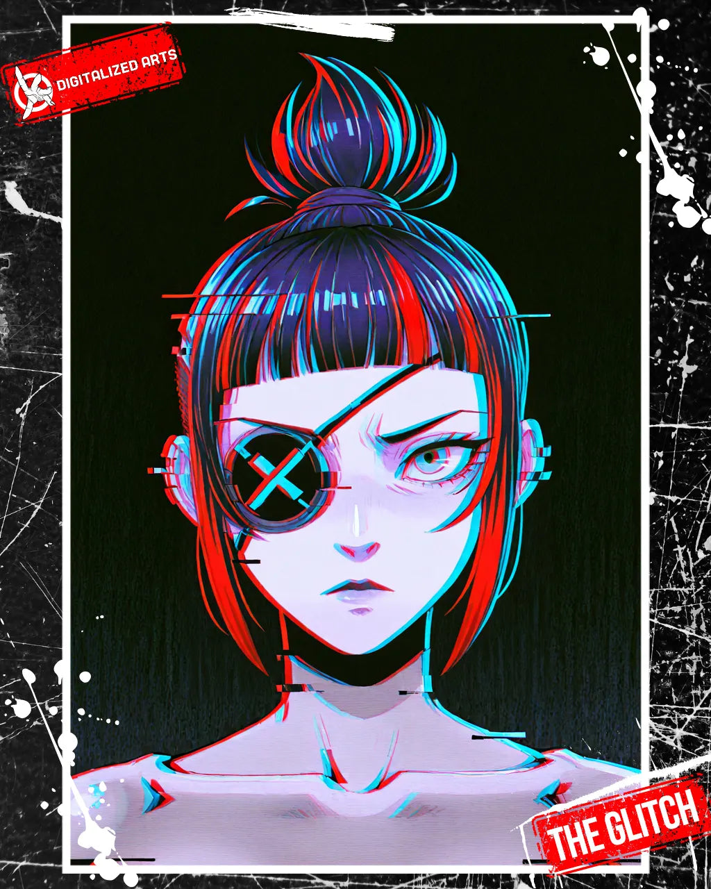 DATheGlitchXL-1.0 - Cyberpunk Glitch & 3D Chromatic Aberration SDXL & Illustrious XL LoRA Suite
