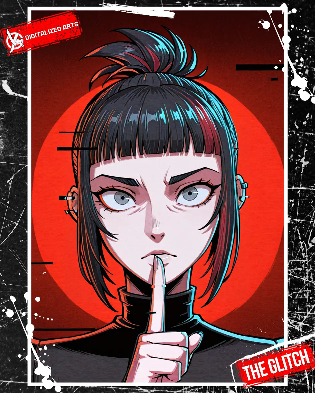 DATheGlitchXL-1.0 - Cyberpunk Glitch & 3D Chromatic Aberration SDXL & Illustrious XL LoRA Suite