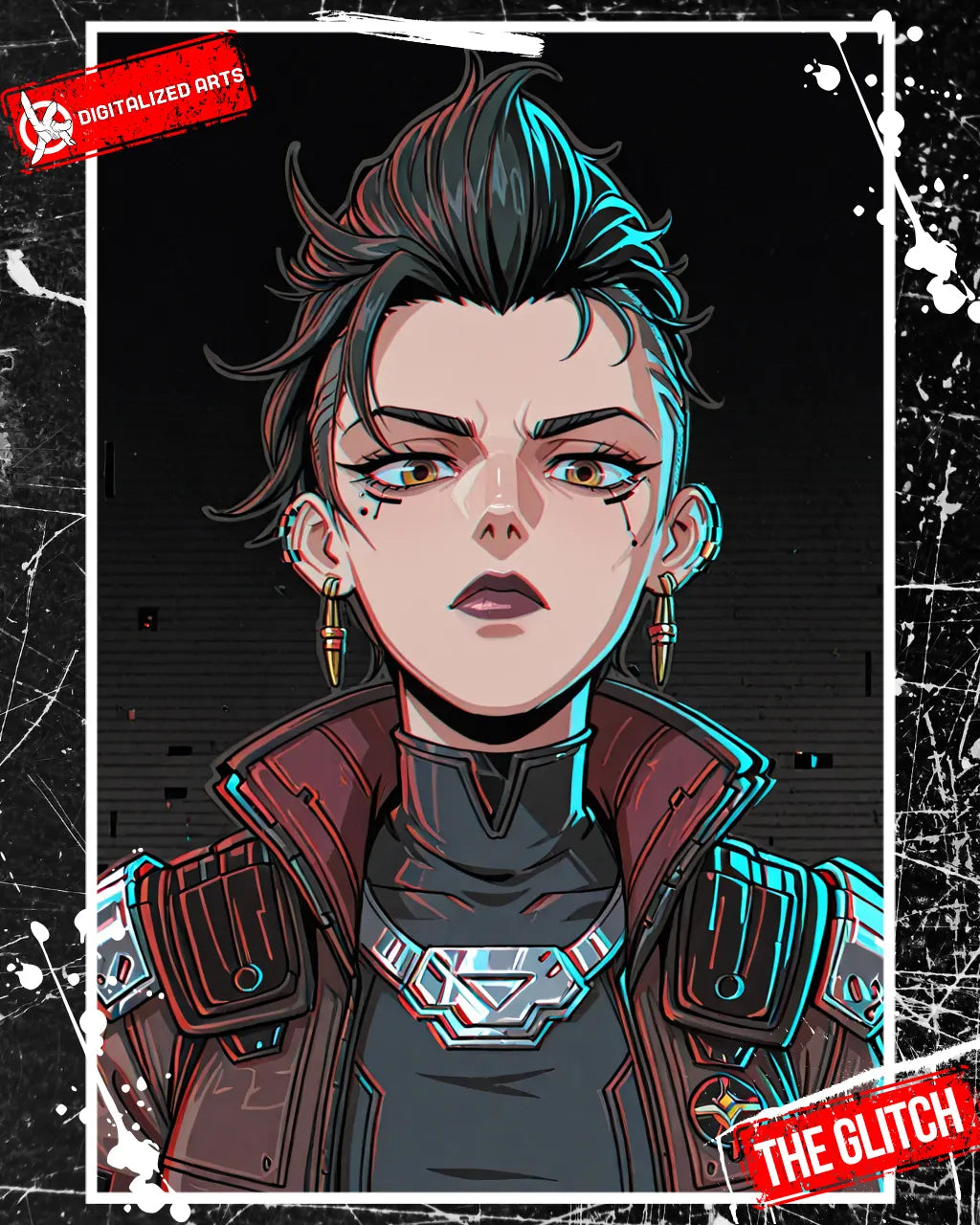 DATheGlitchXL-1.0 - Cyberpunk Glitch & 3D Chromatic Aberration SDXL & Illustrious XL LoRA Suite