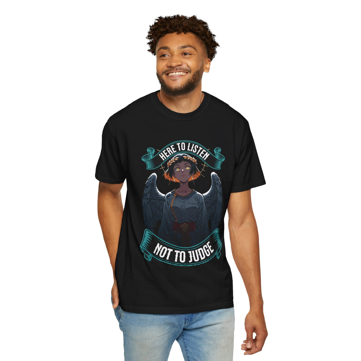 FPD - Angel Guardian Mental Health Support Tee | Inspirational Safe Space Shirt