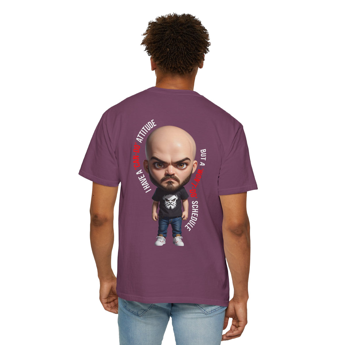 Corporate Damage™ - BPD - Funny Office Humor T-Shirt | Can-Do Attitude Won't-Do Schedule Graphic Tee | Sarcastic Workplace Procrastination Shirt