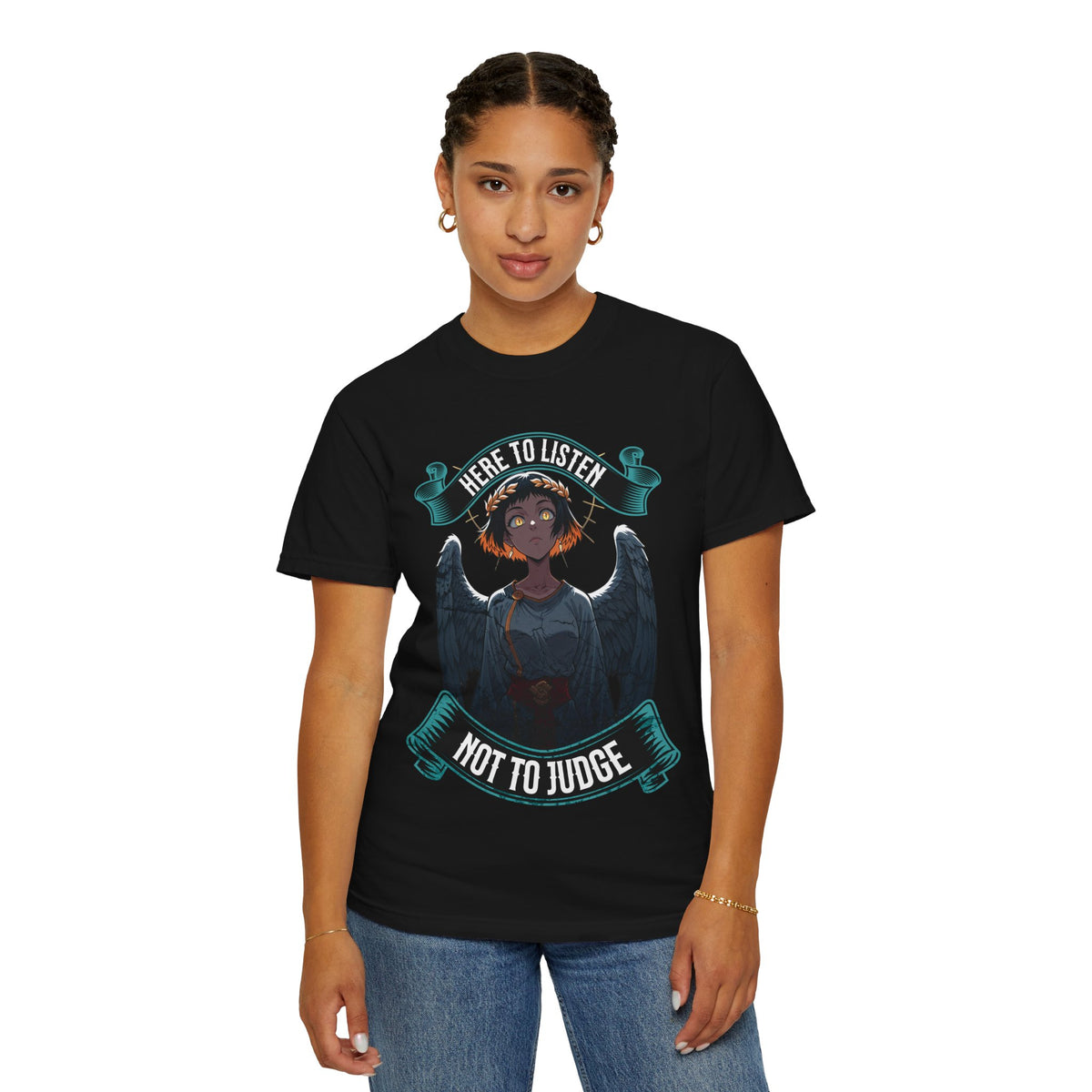 FPD - Angel Guardian Mental Health Support Tee | Inspirational Safe Space Shirt