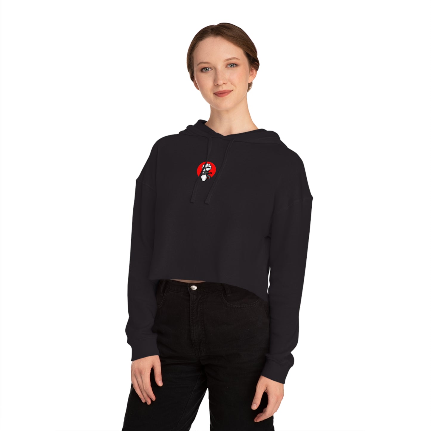 Fighter Survivor Still Here Cropped Hoodie – Women’s Mental Health Awareness Sweatshirt