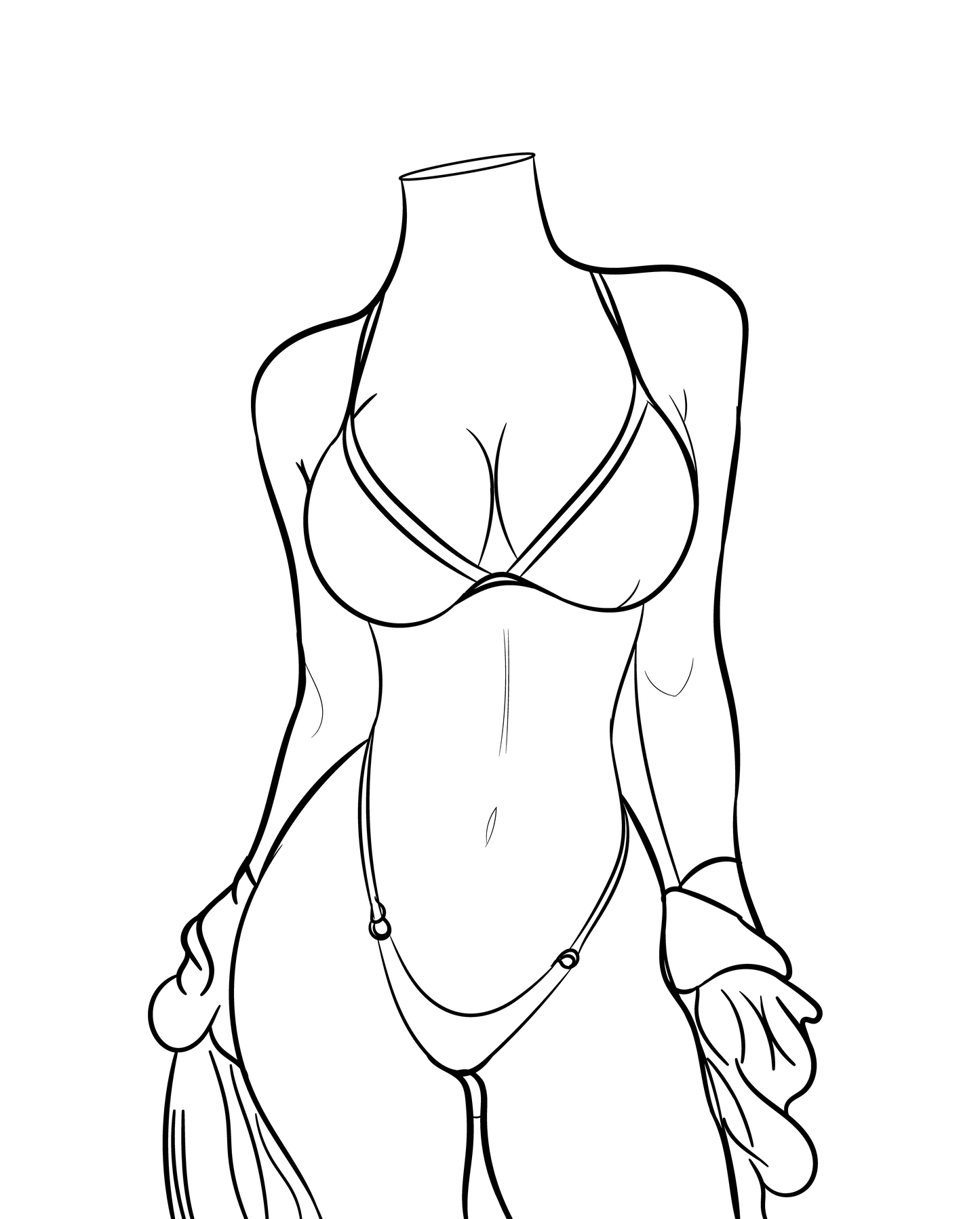 Bikini Model 1 - Digitalized Arts Bundle