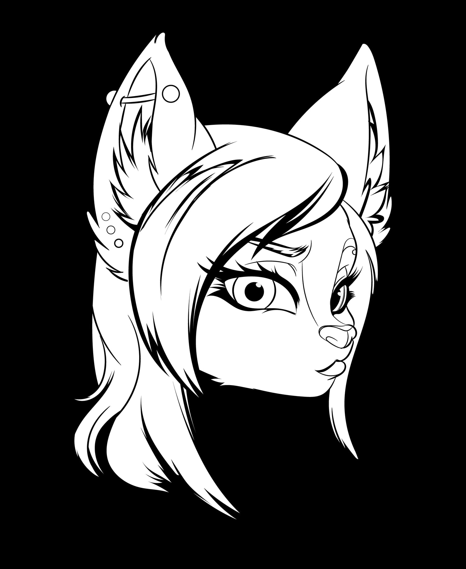 Line Art - Furry