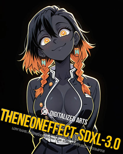 DigitalizedArtsTheNeonEffect - Cyberpunk Glow & Luminescent Lighting LoRA Pack