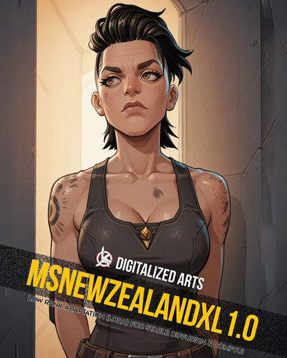 DigitalizedArts MsNewZealand (Mad Maggie) - Apex Legends Character Concept LoRA