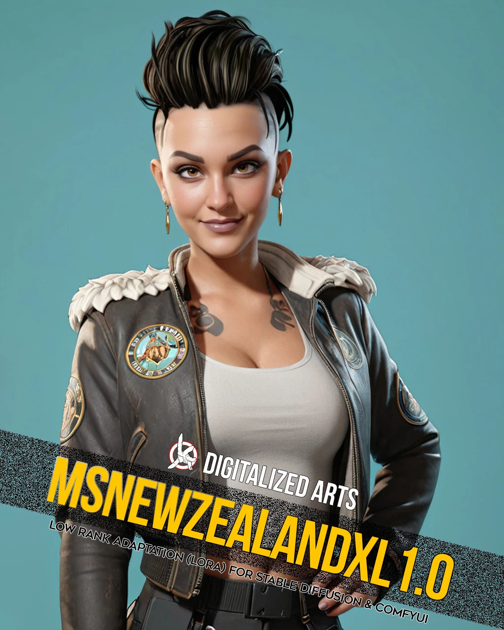 DigitalizedArts MsNewZealand (Mad Maggie) - Apex Legends Character Concept LoRA