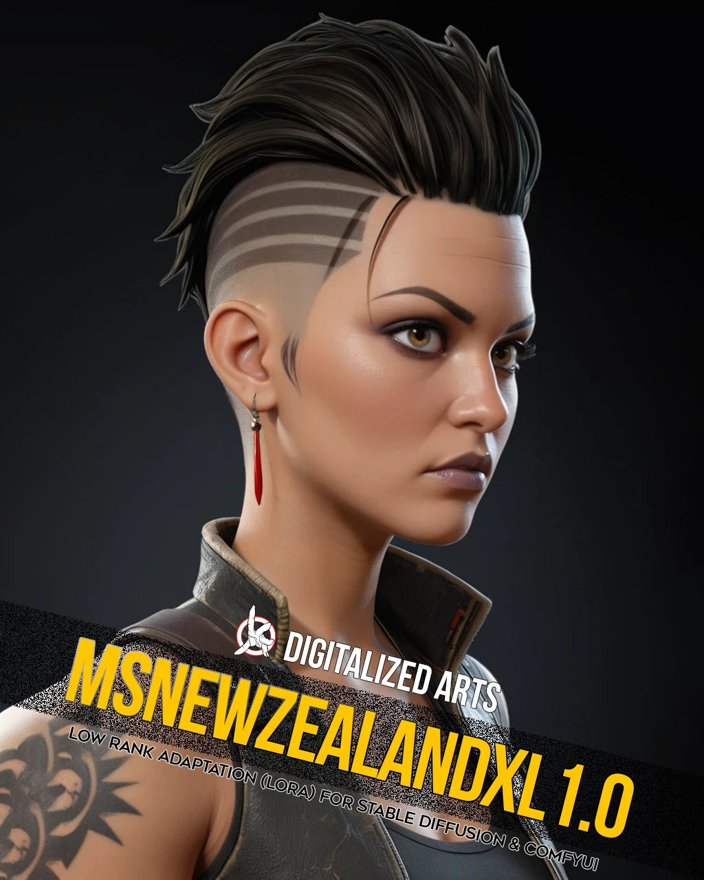 DigitalizedArts MsNewZealand (Mad Maggie) - Apex Legends Character Concept LoRA