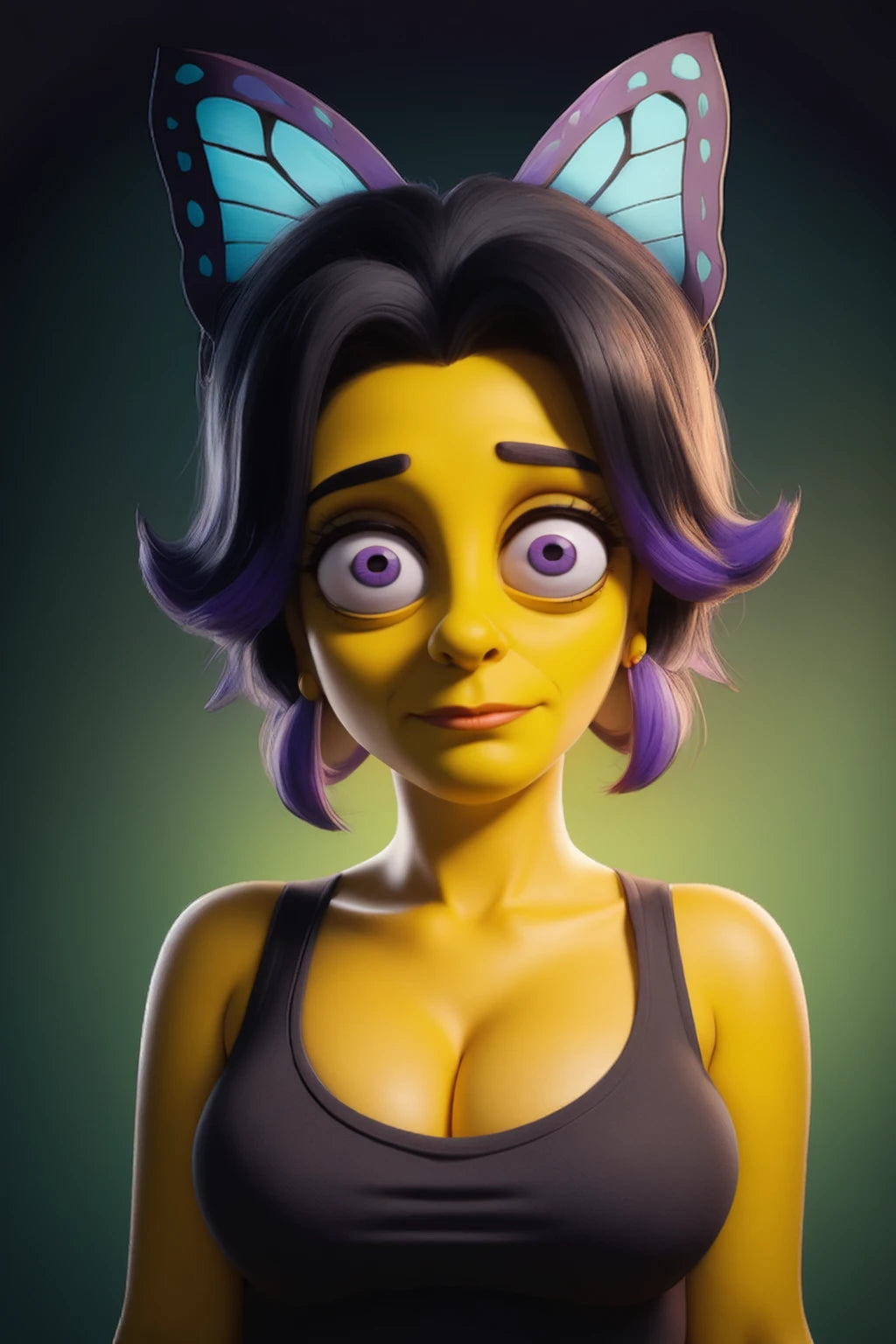 Digitalized Arts Yellow Skin - Professional 3D Matt Groening Style Animation LoRA Pack