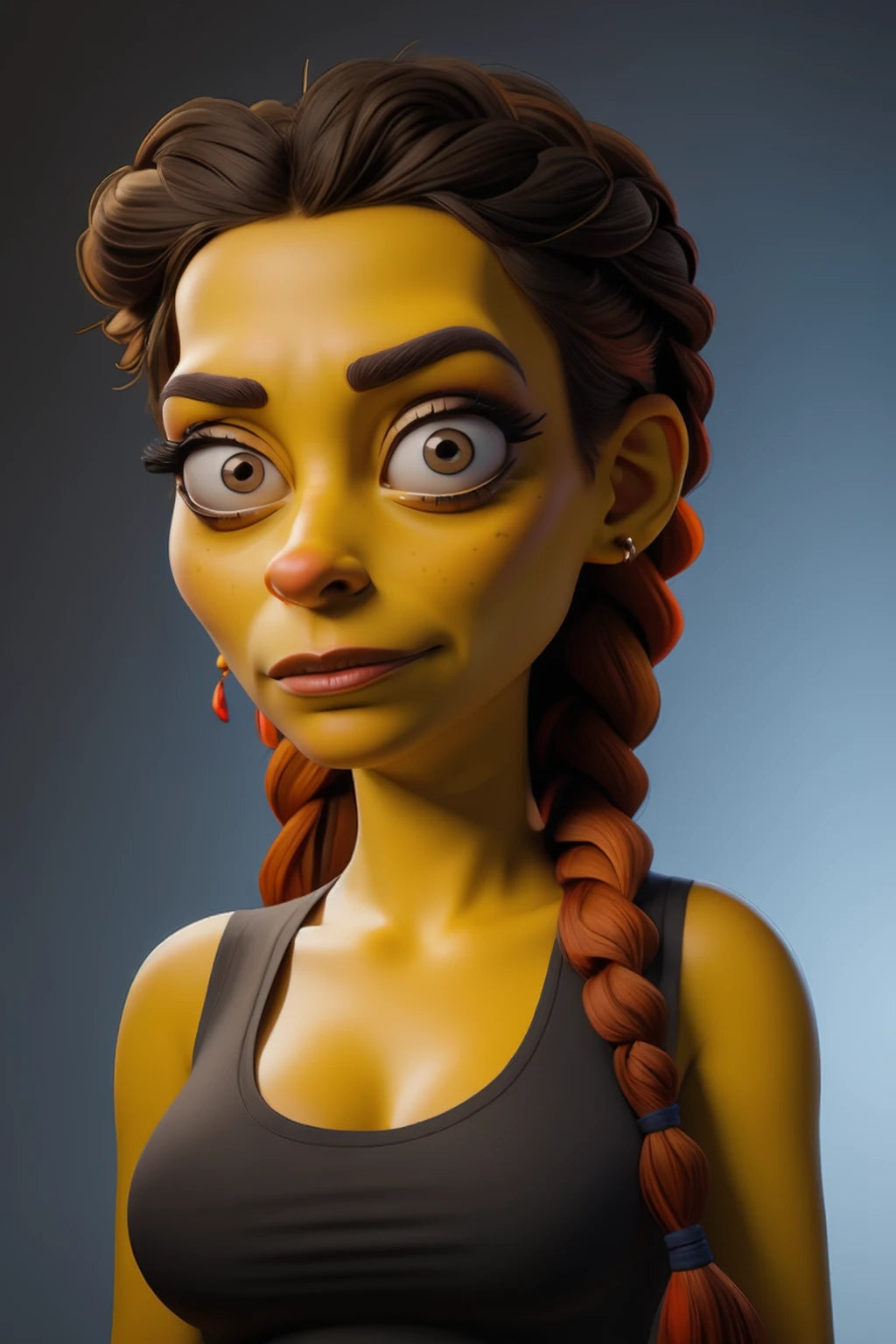 Digitalized Arts Yellow Skin - Professional 3D Matt Groening Style Animation LoRA Pack