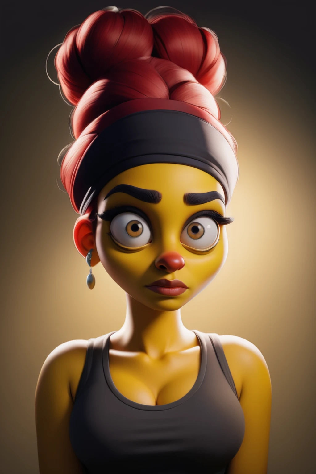 Digitalized Arts Yellow Skin - Professional 3D Matt Groening Style Animation LoRA Pack