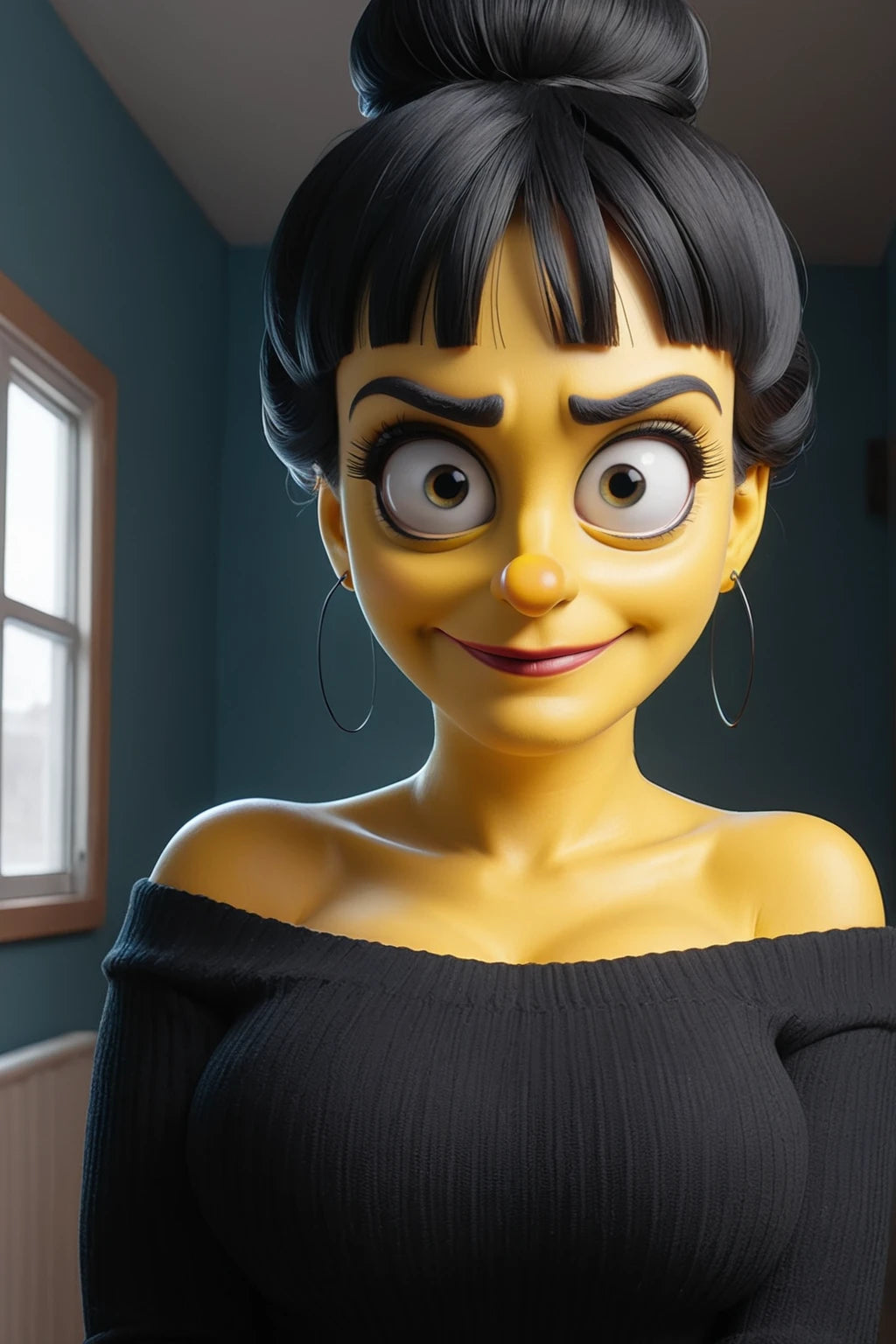 Digitalized Arts Yellow Skin - Professional 3D Matt Groening Style Animation LoRA Pack