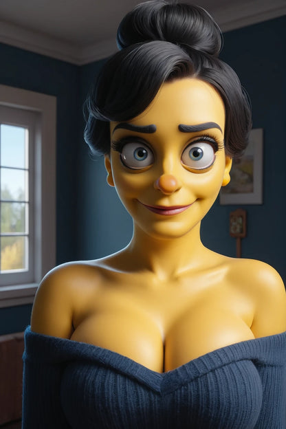 Digitalized Arts Yellow Skin - Professional 3D Matt Groening Style Animation LoRA Pack