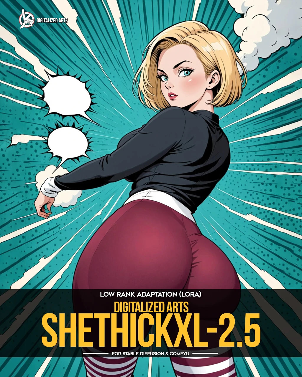 DigitalizedArtsBabesSheThick - Professional Curvy Anatomical & Silhouette LoRA Pack