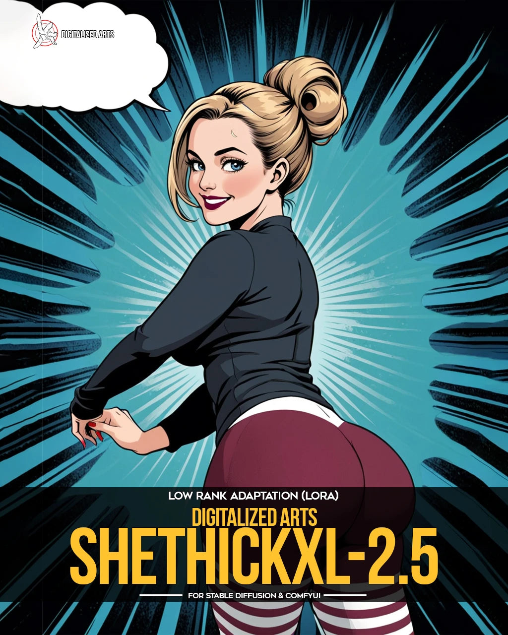 DigitalizedArtsBabesSheThick - Professional Curvy Anatomical & Silhouette LoRA Pack
