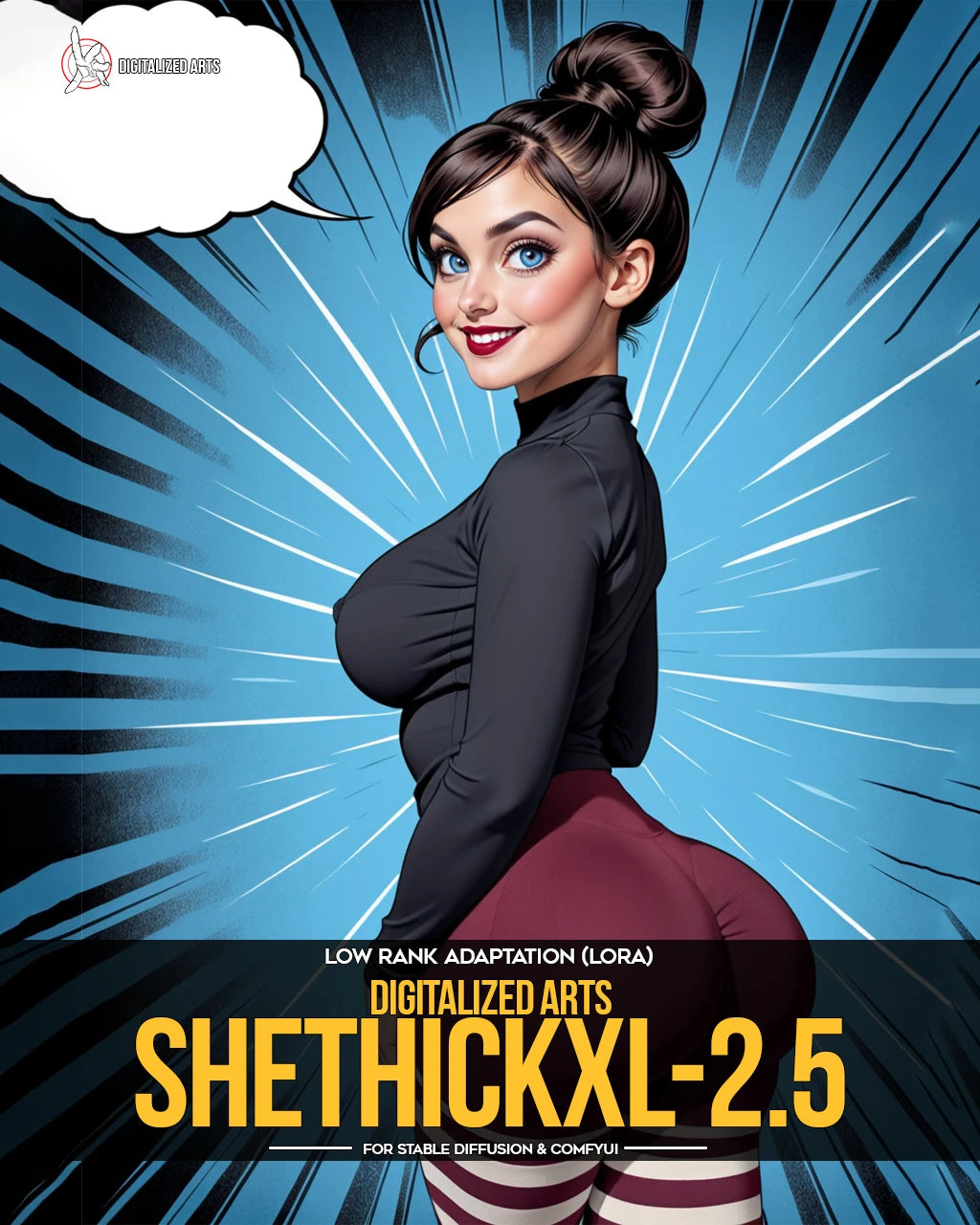 DigitalizedArtsBabesSheThick - Professional Curvy Anatomical & Silhouette LoRA Pack