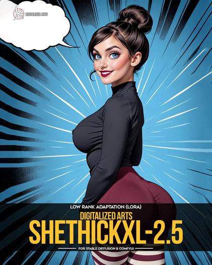 DigitalizedArtsBabesSheThick - Professional Curvy Anatomical & Silhouette LoRA Pack