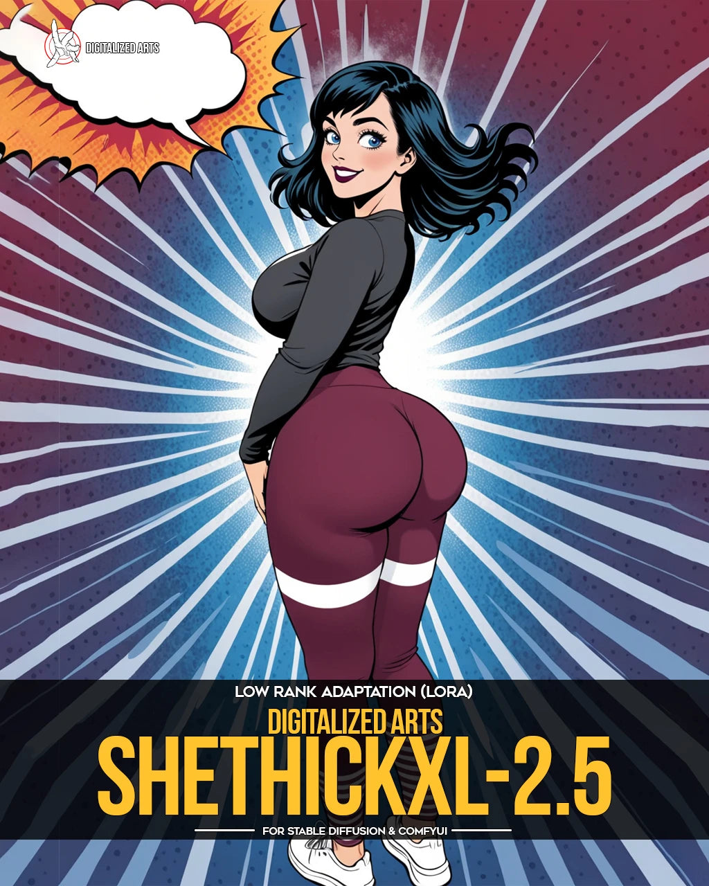 DigitalizedArtsBabesSheThick - Professional Curvy Anatomical & Silhouette LoRA Pack