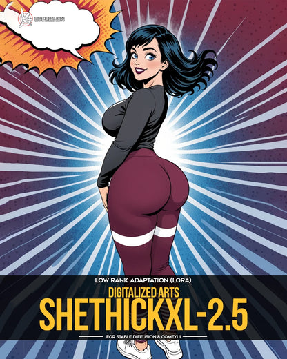 DigitalizedArtsBabesSheThick - Professional Curvy Anatomical & Silhouette LoRA Pack