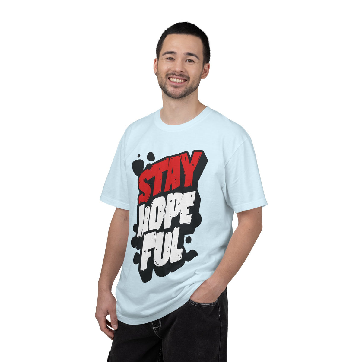 FPD - Stay Hopeful Bold Typography Tee | Inspirational Mental Health Support & Streetwear Shirt