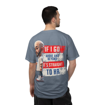 Corporate Damage™ - BPD - Funny Office Humor T-Shirt | If I Go Above And Beyond It's Straight To HR Graphic Tee | Sarcastic Workplace Joke Shirt