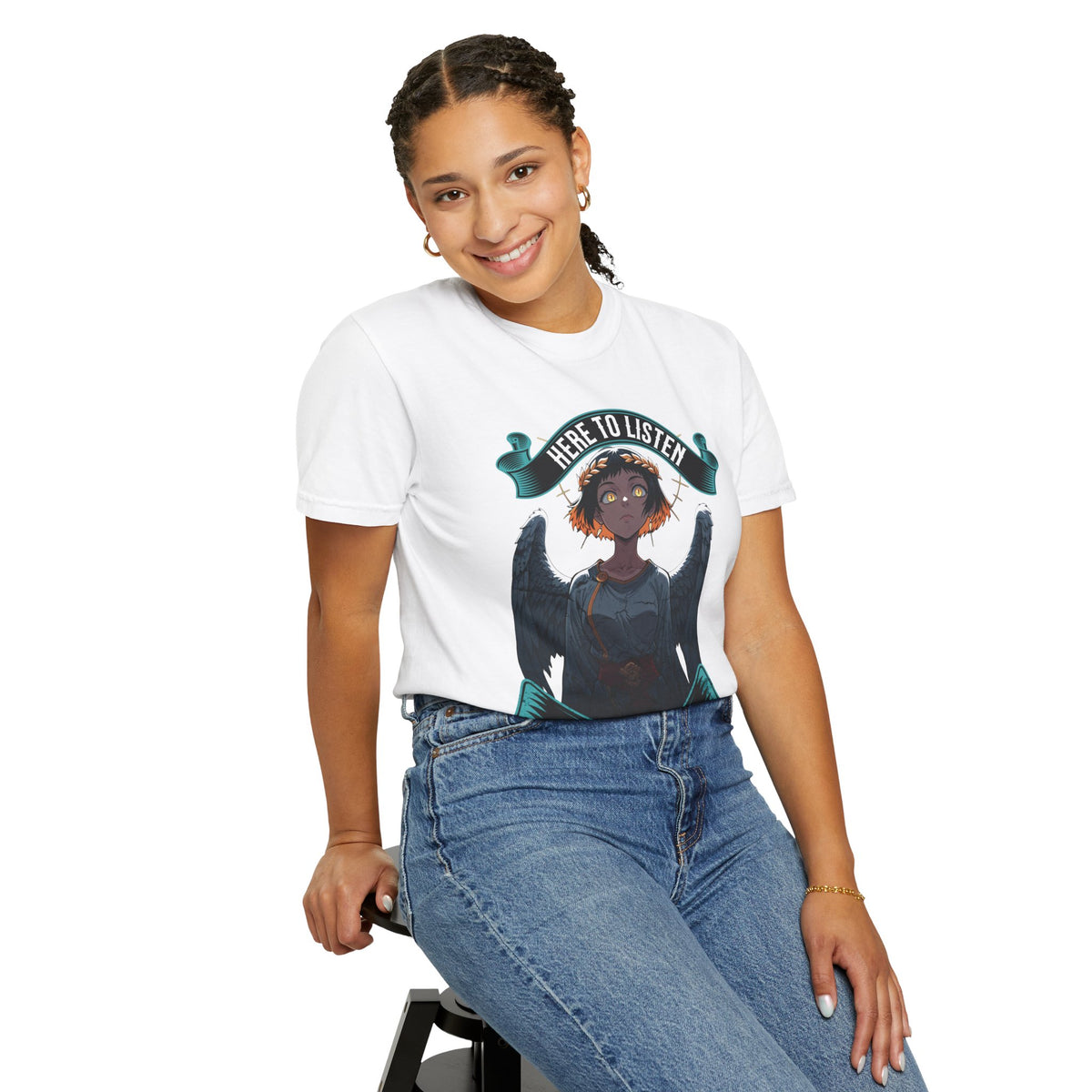 FPD - Angel Guardian Mental Health Support Tee | Inspirational Safe Space Shirt