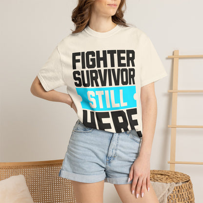 FPD - Fighter Survivor Still Here | Inspirational Mental Health Long Sleeve Shirt & Empowerment Apparel