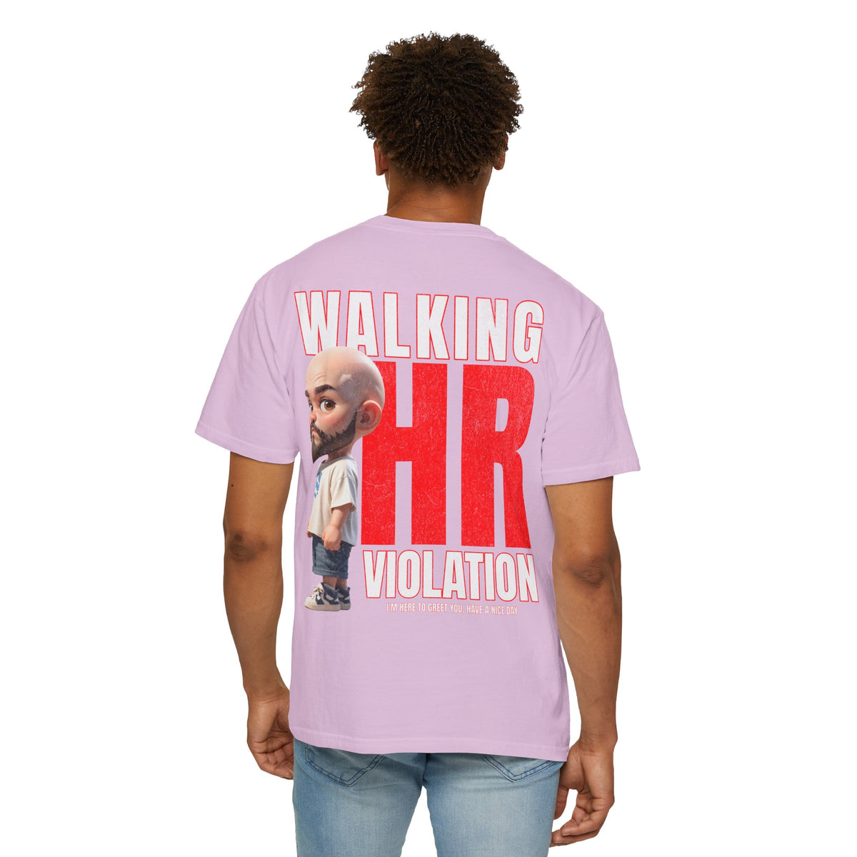 Corporate Damage™ - BPD - Funny Office Humor T-Shirt | Walking HR Violation Bold Red Typography Graphic Tee | Sarcastic Workplace Joke Shirt