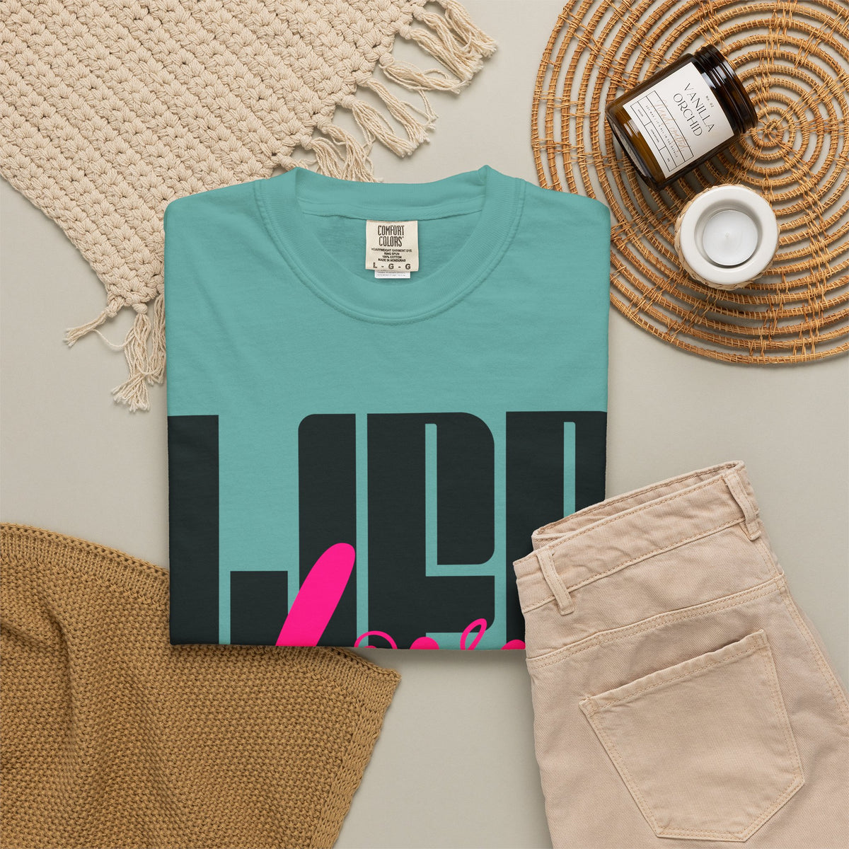 FPD - Life Love Hope Inspirational Quote Tee | Mental Health Support & Positive Affirmation Shirt