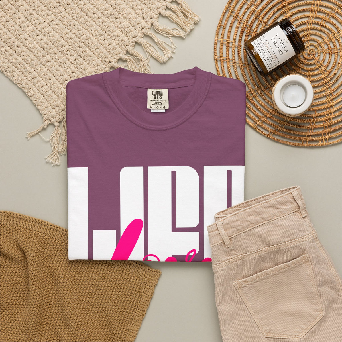 FPD - Life Love Hope Inspirational Quote Tee | Mental Health Support & Positive Affirmation Shirt