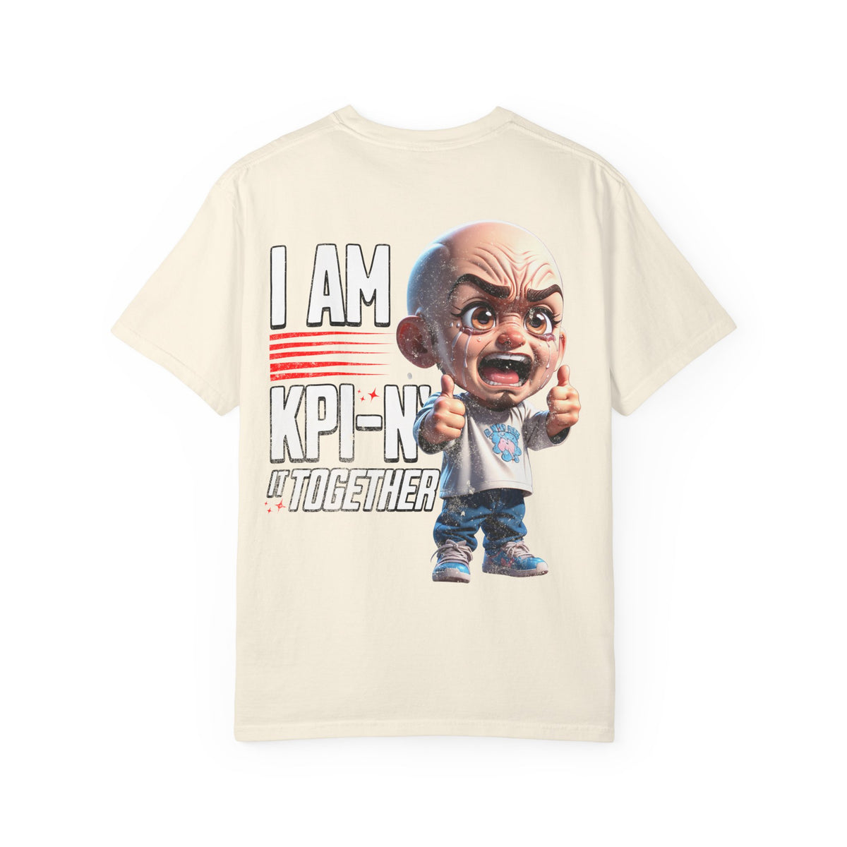 Corporate Damage™ - BPD - Funny Office Humor T-Shirt | I Am KPI-N' It Together Graphic Tee | Sarcastic Corporate Performance Metric Shirt