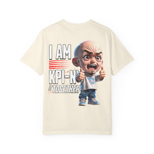 Corporate Damage™ - BPD - Funny Office Humor T-Shirt | I Am KPI-N' It Together Graphic Tee | Sarcastic Corporate Performance Metric Shirt