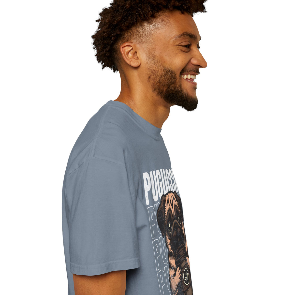 FPD - Puguccino Funny Pug Coffee T-Shirt | Indulge In Pug Passion Cute Dog Cappuccino Graphic Tee | Pet Lover Gift Shirt