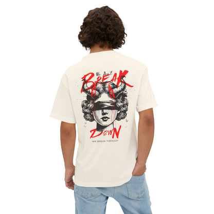 F&BPD - We Don’t Break Down, We Breakthrough Oversized Tee – Bold Strength Streetwear