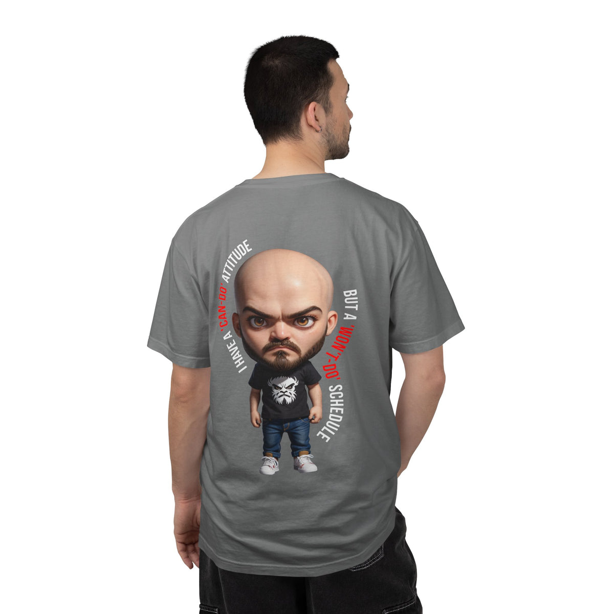 Corporate Damage™ - BPD - Funny Office Humor T-Shirt | Can-Do Attitude Won't-Do Schedule Graphic Tee | Sarcastic Workplace Procrastination Shirt