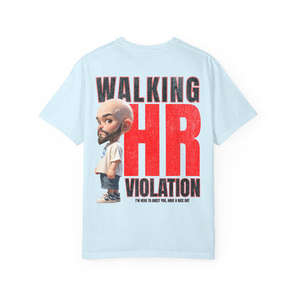 Corporate Damage™ - BPD - Funny Office Humor T-Shirt | Walking HR Violation Bold Red Typography Graphic Tee | Sarcastic Workplace Joke Shirt