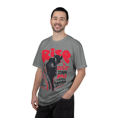 FPD - Rise Above the Challenge Grunge Tee | Mental Health Resilience & Inner Strength Apparel