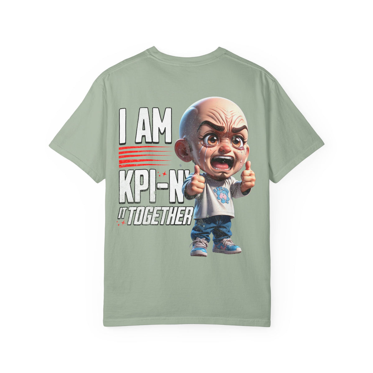 Corporate Damage™ - BPD - Funny Office Humor T-Shirt | I Am KPI-N' It Together Graphic Tee | Sarcastic Corporate Performance Metric Shirt