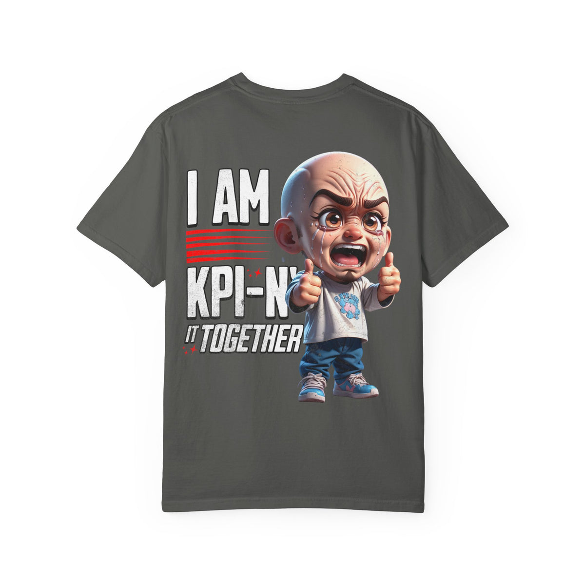 Corporate Damage™ - BPD - Funny Office Humor T-Shirt | I Am KPI-N' It Together Graphic Tee | Sarcastic Corporate Performance Metric Shirt