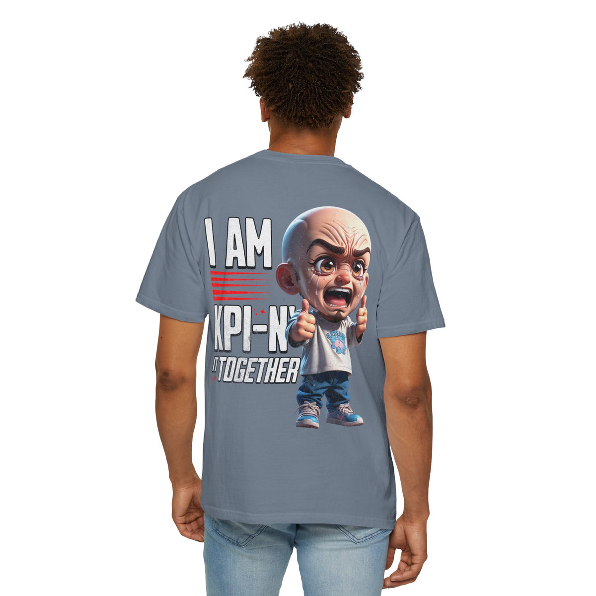 Corporate Damage™ - BPD - Funny Office Humor T-Shirt | I Am KPI-N' It Together Graphic Tee | Sarcastic Corporate Performance Metric Shirt