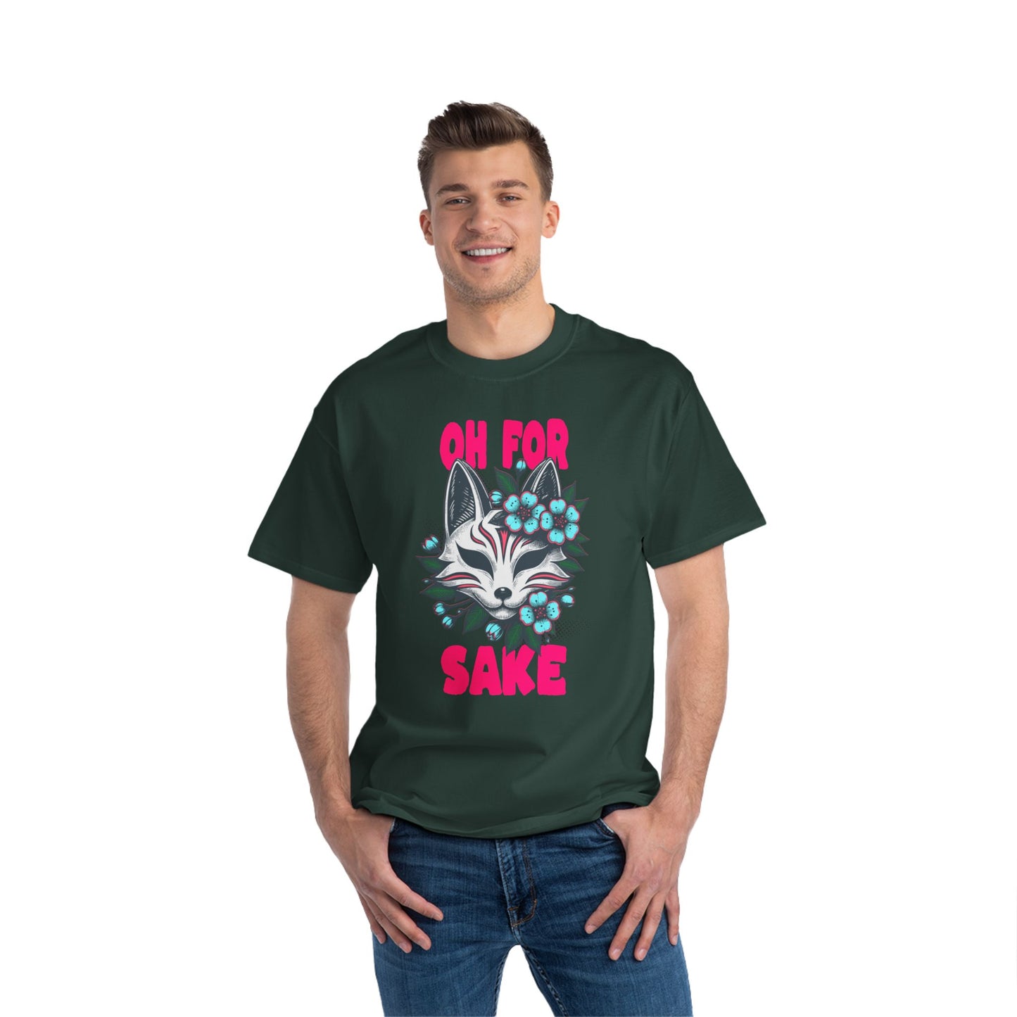 Oh For Fox Sake Oversized T-Shirt – Funny Graphic Tee Print | Streetwear Cotton Tee
