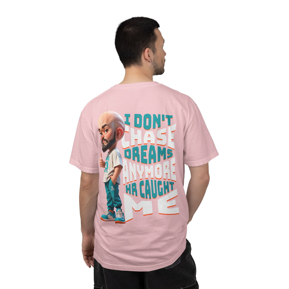 Corporate Damage™ - BPD - Funny Office Humor T-Shirt | I Don't Chase Dreams Anymore HR Caught Me Graphic Tee | Sarcastic Workplace Joke Shirt