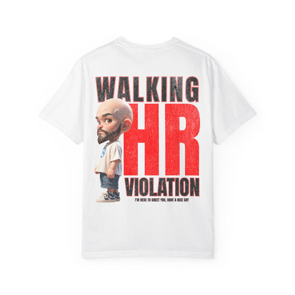 Corporate Damage™ - BPD - Funny Office Humor T-Shirt | Walking HR Violation Bold Red Typography Graphic Tee | Sarcastic Workplace Joke Shirt