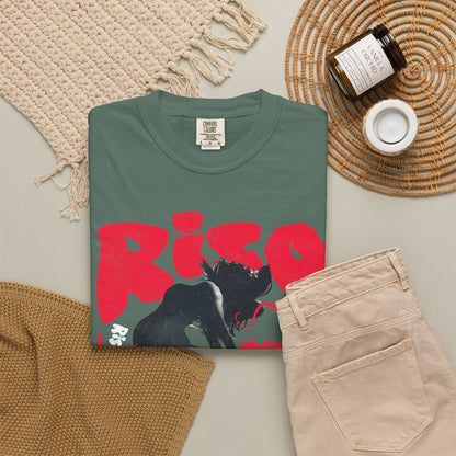 FPD - Rise Above the Challenge Grunge Tee | Mental Health Resilience & Inner Strength Apparel