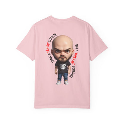 Corporate Damage™ - BPD - Funny Office Humor T-Shirt | Can-Do Attitude Won't-Do Schedule Graphic Tee | Sarcastic Workplace Procrastination Shirt