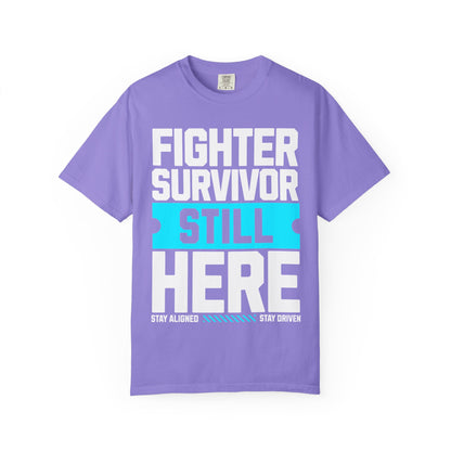 FPD - Fighter Survivor Still Here | Inspirational Mental Health Long Sleeve Shirt & Empowerment Apparel